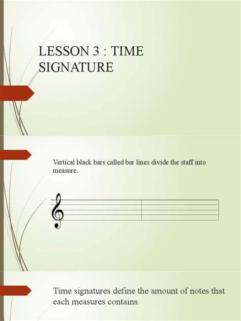 LESSON 3 - Time Signature | PDF