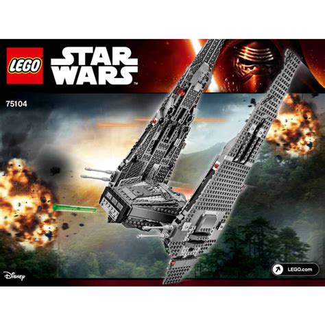 LEGO Kylo Ren S Command Shuttle Set 75104 Instructions Brick Owl