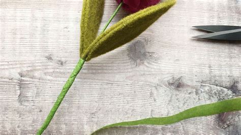 How To Make Felt Tulips With The Handmade Florist Felt Flower