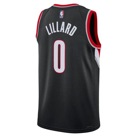 Maillot Nba Damian Lillard Portland Trail Blazers Nike Icon Edition 202223 Basket4ballers