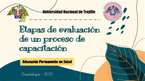 Etapas De Evaluación De Un Proceso De Capacitación Abc 123 Udocz