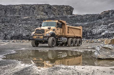 Mack Defense submits armored heavy dump truck for U.S. Army testing ...