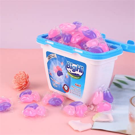 Bighi Liquid Laundry Detergent Pods Capsules Ball Wash Beads Laundry Long Fragrance Shopee