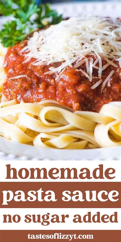 Homemade Healthy Spaghetti Sauce Recipe Tastes Of Lizzy T