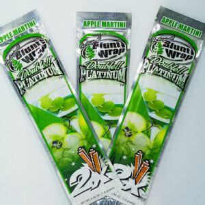 Double Platinum Blunt Wrap Apple Martini Royal Smokers