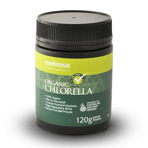 Melrose Organic Chlorella Powder Elite Health Supplements