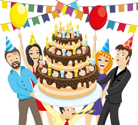 19800 Birthday Cake Lots Of Candles Illustrations Royalty Free