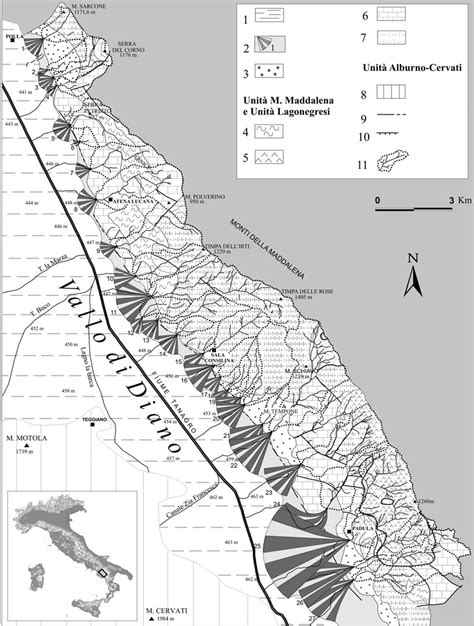 Schema Geologico E Schema Geomorfologico Dell Area In Studio