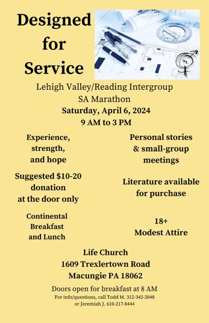 Designed For Service Lehigh Valley Reading Intergroup SA Marathon