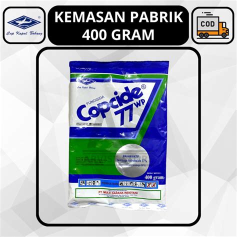 Fungisida Bakterisida COPCIDE 77 WP 400 Gram Bahan Aktif Tembaga