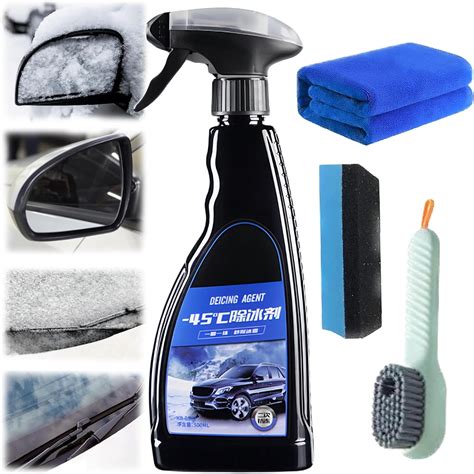 Amazon LONGLUAN Car Glass Deicing Anti Freeze Spray Windshield