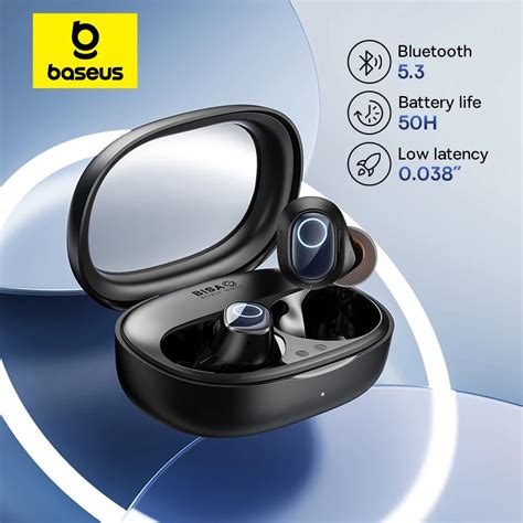 Auriculares Inal Mbricos Baseus Wm Tws Bluetooth Uso C Modo