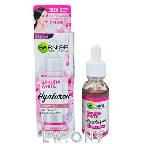 GARNIER NEW SAKURA WHITE HYALURON 30X BOOSTER SERUM 30ML Beauty