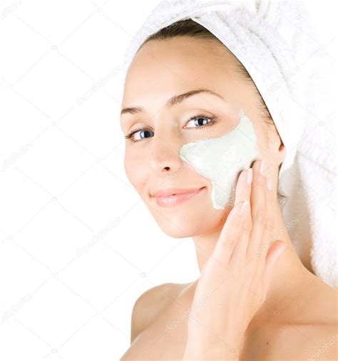 Spa Facial Mask. Day-spa — Stock Photo © Subbotina #10747757