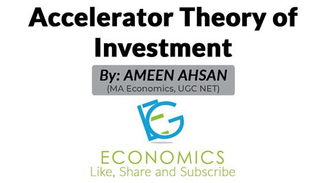 Accelerator Theory Of Investment Thomas Nixon Carver And Albert