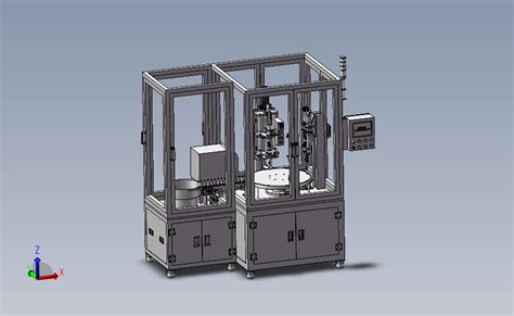 自动送料锁螺丝机solidworks 2014模型图纸下载 懒石网