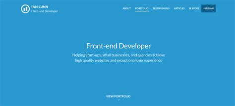 61 Best Web Developer Portfolio Examples - Noupe Online Magazine