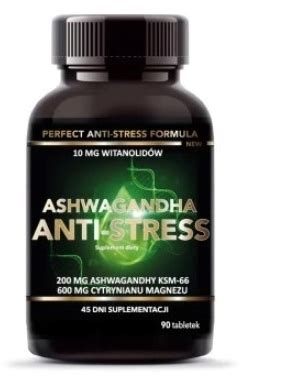 Ashwagandha Anti Stress Tabletek Apteka Rosa