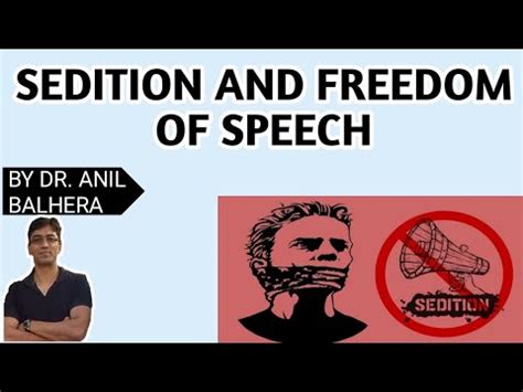 Sedition And Freedom Of Speech And Expression Under Indian Constitution