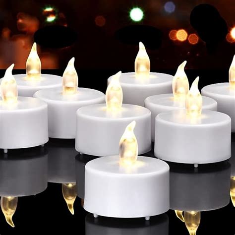 Amazon LED Tea Lights Candles 100PACK Warm White Flameless