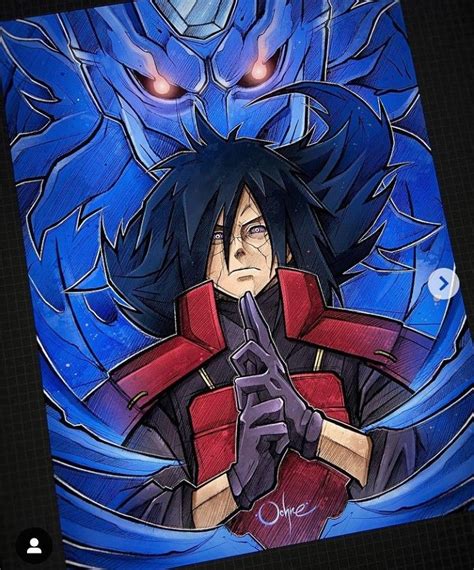 Drawing Madara Uchiha Susano Artist Ochrefox Anime Character