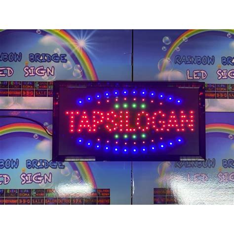 Tapsilogan Rainbow Bridge Led Signage New Small Large Size W Cm