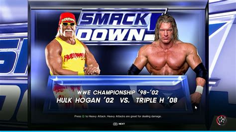 WWE 2K23 Hulk Hogan Vs Triple H Battle Of Legends YouTube