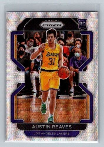 2021 22 Prizm Austin Reaves 165 RC ROOKIE Factory Exclusive Silver