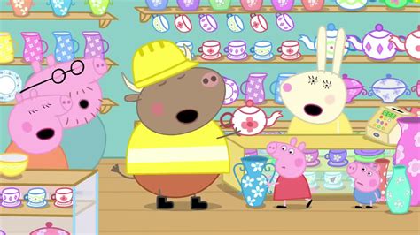 Peppa Pig En Español El Sr Bull En Una Tienda De Porcelanas Clip Pepa