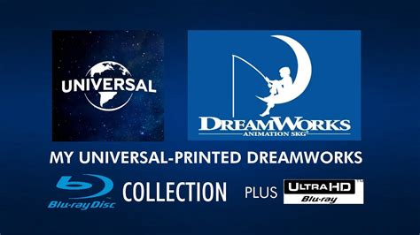 My Universal Printed Dreamworks Blu Ray Collection Youtube