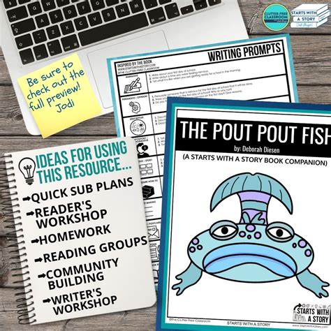 The Pout Pout Fish Activities Worksheets And Lesson Plan Ideas Clutter