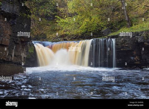 The River Swale At Kisdon Force Upper Fall Near Keld Swaledale