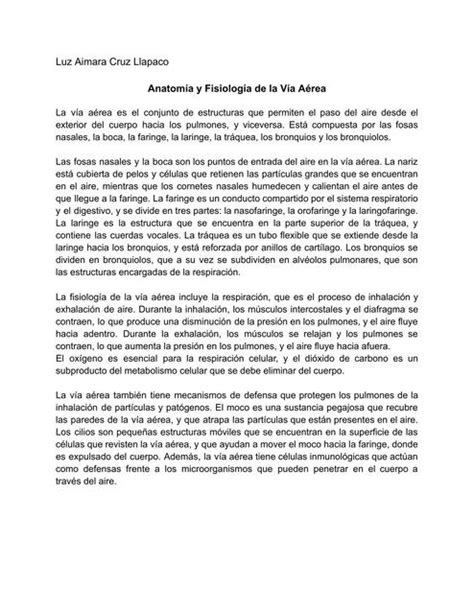 Anatom A Y Fisiolog A De La V A A Rea Luz Aimara Cruz Llapaco Udocz