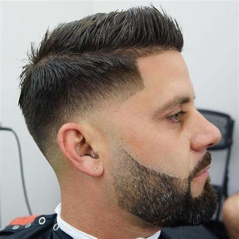 Taper Fade Spiky Hair