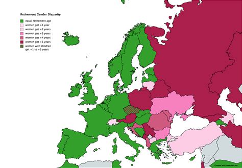 Retirement Age Disparities in Europe : r/europe