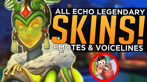 Overwatch All New Echo Legendary Skins Highlight Intros Emotes