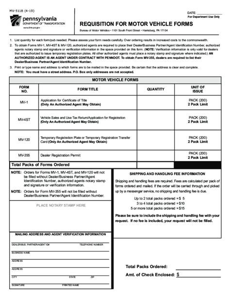 Penndot Forms Fill Out And Sign Online Dochub