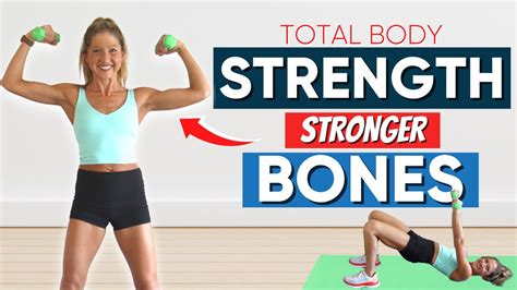 Total Body Strength Workout For Stronger Bones Minutes Youtube