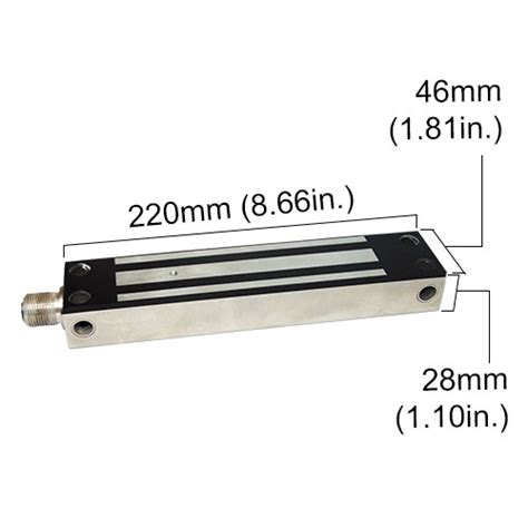 Fpc Security Lbs Outdoor Electric Maglock L And Z Bracket Fpc