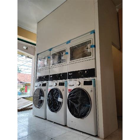 Jual Mesin Stack Laundry Maytag 15KG Pindah Panel Washer LG 15 KG