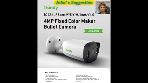 How It Works Tiandy TC C34UP The Best 4MP Camera With 24 7 Recording In