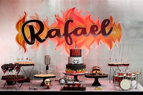 Kara's Party Ideas Rock 'n Roll Birthday Party | Kara's Party Ideas