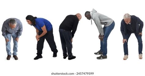 group man crouching  ground  stock photo  shutterstock