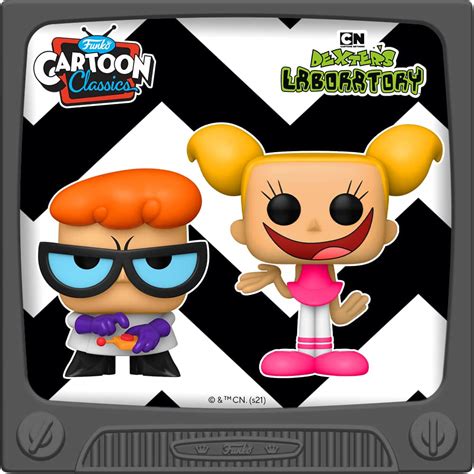 New Dexter With Remote And Dee Dee Funko Pops