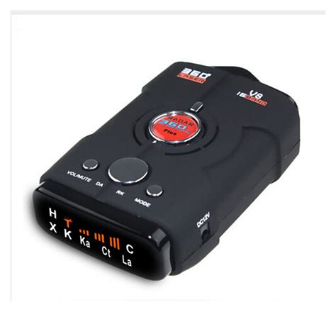 Detector V8 Car Radar Detector 16 Full Band X K Nk Ku Ka Vg 2 Led Display Portable And