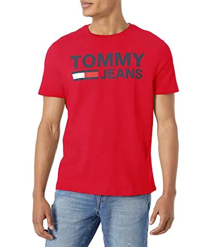 Tommy Hilfiger Mens Short Sleeve Tommy Jeans Logo T Shirt