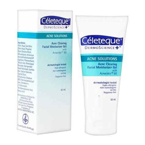 Celeteque Acne Clearing Facial Moisturizer Gel Shopee Philippines