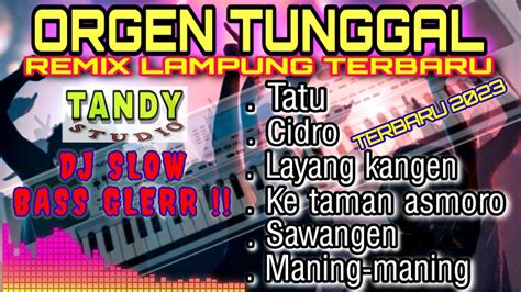 Orgen Tunggal Remix Lampung Terbaru Dj Slow Full Bass Horeg Tatu