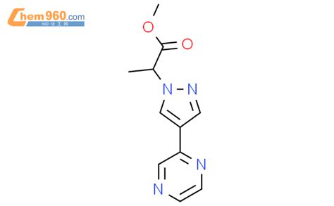 2098140 37 3 methyl 2 4 pyrazin 2 yl 1H pyrazol 1 yl propanoateCAS号