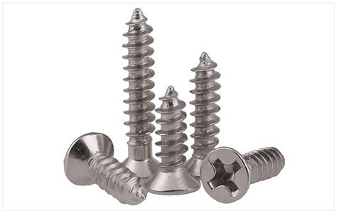 Flat Head Screws Self Tapping Screws Nickel Plating M Screws Ka Screws